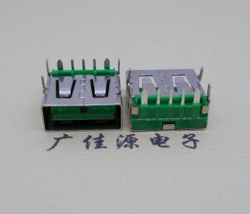 衢州5A大电流 快充接口 USB5p绿胶芯 常规母座