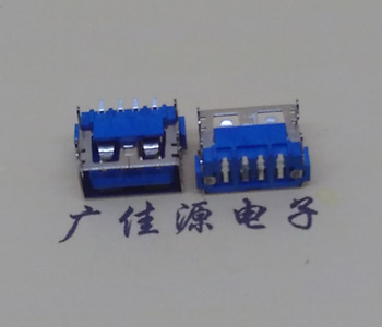 衢州usb2.0接口 AF短体10.0母座 卧式直边 连接器插座