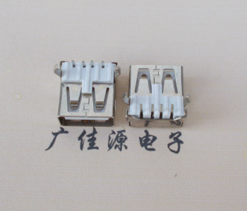 衢州USB AF母座 LCP 耐高温250度280度 环保白胶芯