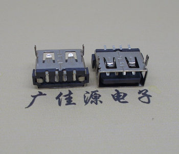 衢州USB短体母座.超薄5.9H胶芯.移动电源接口