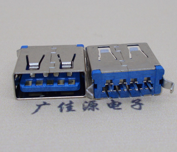 衢州USB 2.0接口USB10.0母座180度直边/弯脚