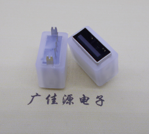 衢州USB连接器接口 10.5MM防水立插母座 鱼叉脚