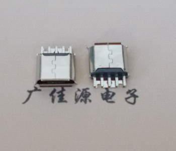 衢州Micro USB母座 防水接口焊线夹板式悬空翻边