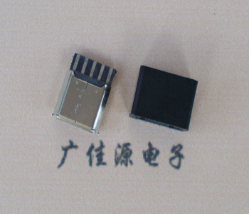 衢州麦克-迈克 接口USB5p焊线母座 带胶外套 连接器