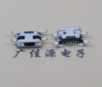 衢州MICRO USB 5PIN接口 沉板1.6MM 四脚插板无导位