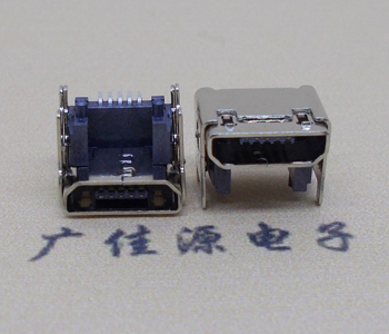 衢州MICRO USB 5P母座 SMT垫高 L=4.15双壳