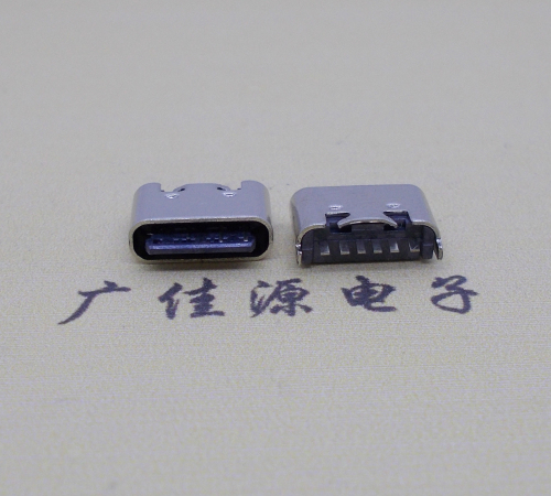 衢州Type-C6p母座短体立插5.0mm连接器