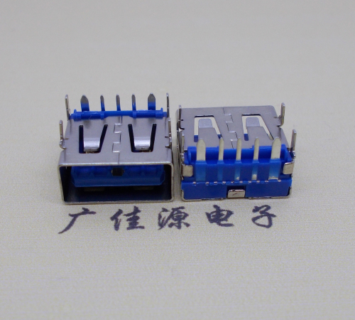 衢州 USB5安大电流母座 OPPO蓝色胶芯,快速充电接口