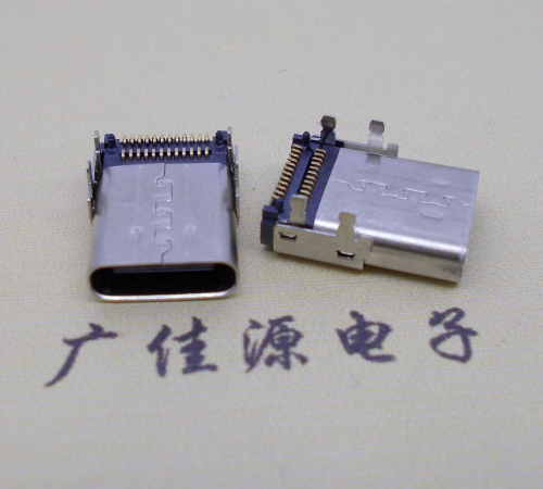衢州板上型Type-C24P母座双排SMT贴片连接器