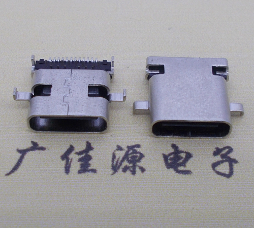 衢州卧式type-c24p母座沉板1.1mm前插后贴连接器