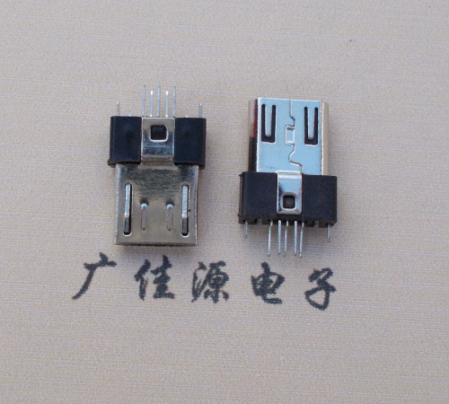 衢州MICRO USB2.0插头.带卡勾-无卡勾夹板公头