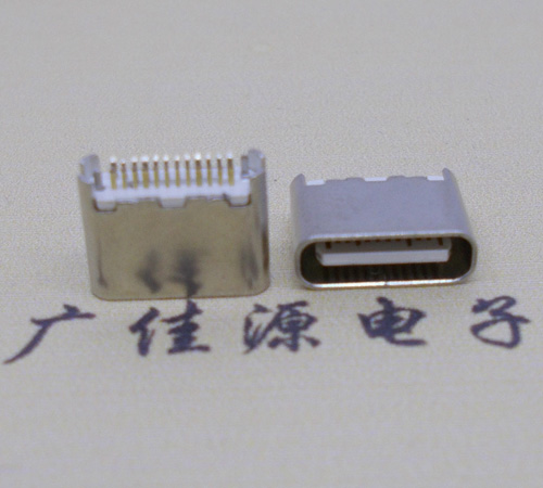 衢州type-c24p母座短体6.5mm夹板连接器