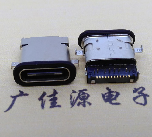 衢州 卧式type-c16p母座前插后贴 type-c接口 type-c连接器