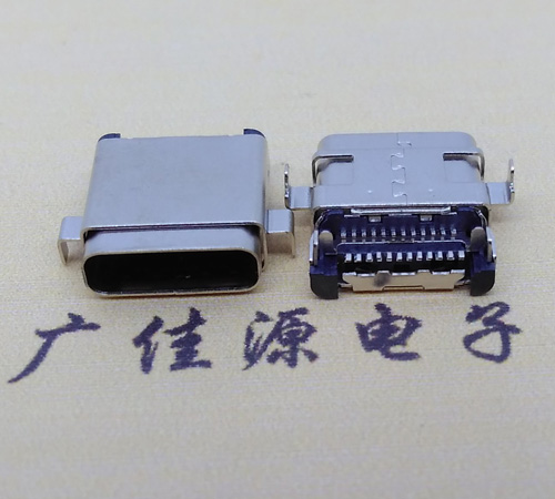 衢州板上型type-c24p母座 卧式type-c母座连接器