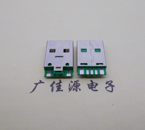 衢州usb5a公头.5p焊线带ic.大电流oppo闪充