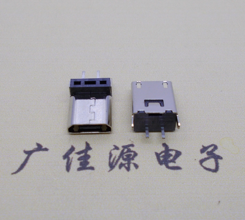 衢州micro 2p直插母座无卷边180度铆合式H=9.3、10.0、10.5、11.5mm