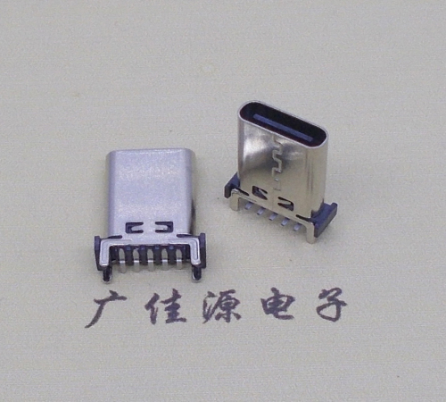 衢州type c10p母座直立式贴板H=13.10、13.70、15.0mm支持快充、数据传输